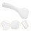 6Pcs White PP Soup Ladle Long Handle Kitchen Serving Spoons for Home 11