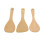 3 Pcs Original Unpainted Wooden Spades Set For Kitchen Cooking 1