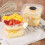 50 Sets Disposable Cake Boxes Mousse Storage Portable 4
