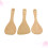 3 Pcs Original Unpainted Wooden Spades Set For Kitchen Cooking 4