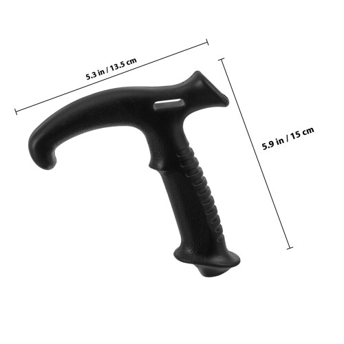 1Poignée Bâton Noir Accessoires Style T 1