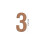 1 set wall clock diy numerals kit replacement numbers 3