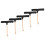 50pcs disposable coconut-tree food picks for fruit appetizers drinks 8