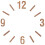 1 set wall clock diy numerals kit replacement numbers 8