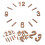 1 set wall clock diy numerals kit replacement numbers 9