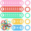 Cards Rings Yellow 120pcs 1.2x0.1x0.1in 2