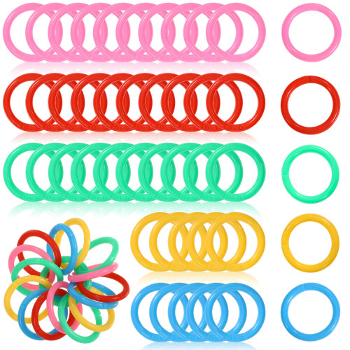 Cards Rings Yellow 120pcs 1.2x0.1x0.1in 1