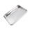 10Inch Stainless Steel Rectangular Baking Tray For Rice Noodles 7