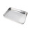 10Inch Stainless Steel Rectangular Baking Tray For Rice Noodles 10