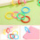 Cards Rings Yellow 120pcs 1.2x0.1x0.1in 4