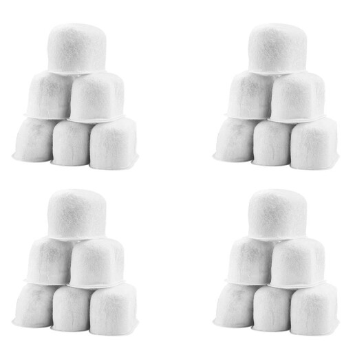 24-Pack Kolfilter Kompatibla för  BWF100-Maskiner, Byte Av Vattenfilter för  Espressomaskin