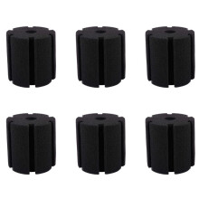 6X Filtre D'Aquarium Biochemical Sponge Foam Replacement Black