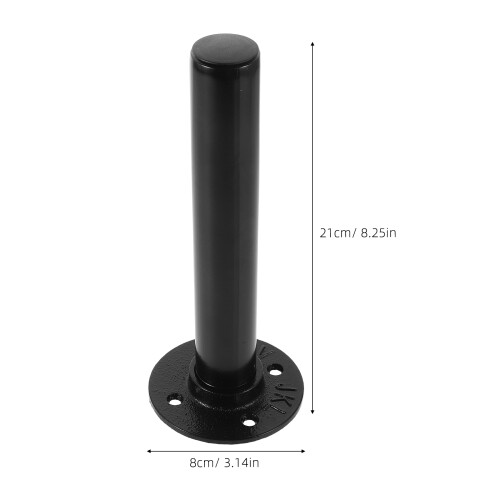 Durable Iron Wall Plate Holder Space-Saving Gym Barbell Storage 2