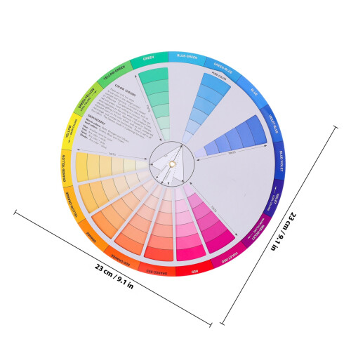 Multi-Color Rotation Wheel Easy Visual Guide for Color Mixing 1