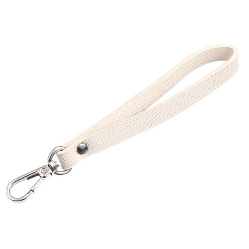 1Pc White PU Handbag Strap Durable Wrist Strap Replacement for Women 2