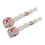 (M) Daisy Printed Reusable False Nails - 50 Char 1