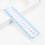 Knit Needle Gauge Ruler 20pcs Soft Plastic Measuring Tool for Craft Patchwork 5