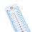 Knitting Needle Size Ruler 20pcs Soft Plastic Gauge for Craft & Patchwork 7