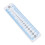Knit Needle Gauge Ruler 20pcs Soft Plastic Measuring Tool for Craft Patchwork 14