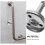 Stainless Steel Handrail Bracket Wall Mounted Silver Support 6