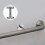 Stainless Steel Handrail Bracket Wall Mounted Silver Support 9