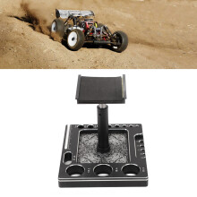 RC Auto Ständer für 1/18 & 1/24 Aluminiumlegierung 360 Drehung Schwarz