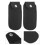2Pcs Portable Leather Harmonica Storage Box Durable Black Holder 3