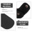 2Pcs Portable Leather Harmonica Storage Box Durable Black Holder 11