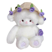 Almofada Pequena com Buquê de Rosas em Formato de Ovelha – Almofada Decorativa Fofa com Estampa de Animal de Fazenda, Ideal para Decoração de