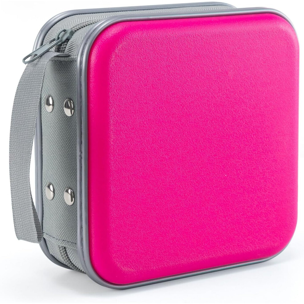 Dvd Case Portable Cd Wallet Organizer Rose 48 Capacity 9122141529712