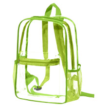 PVC Transparent Backpack – Large Capacity, Double Layer, Clear Travel & School Bag for Students & Adults
