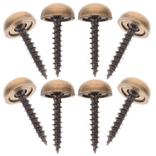 Lot de 8 capuchons à vis en laiton au design ergonomique pour une installation facile et une utilisation décorative