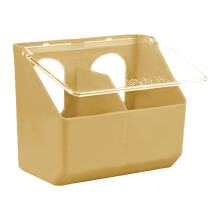 Taubenfutterkasten zur Käfigmontage, Hängebox aus robustem Kunststoff für Nymphensittiche, Enten, Tauben und Papageien