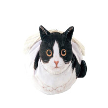 Grappige make-uptas met kattenmotief en trekkoord – Leuke grote cosmetica- en toilettas voor vrouwen, ideaal als paas- of verjaardagscadeau voor
