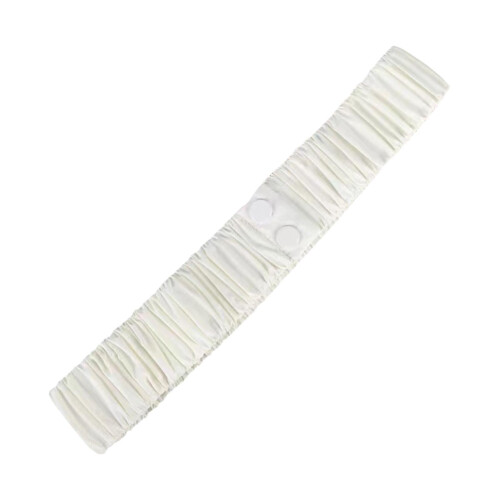 Biely skladaný elastický pás 70 cm
