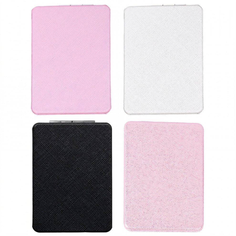 RAGUPEL 4Pcs Hand Mirror Unique Printed Pattern Handheld Mirror Perfect for Daily Use Make Up Mirror Mixing5