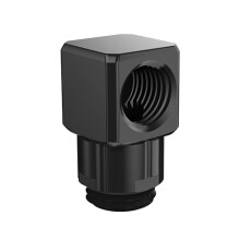 90 Degree Rotating Water Cooling Heat Dissipation Fitting GXZWT-D90 with 360 Degree Swivels Male to Female Adapter