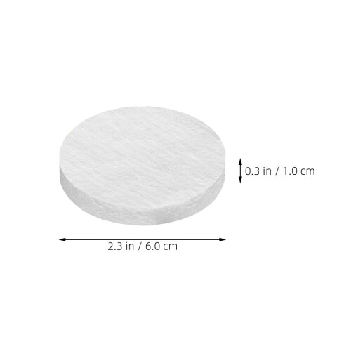 20 pcs small ceramic wool wick with cotton core for tabletop fire pit 1
