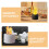 20 pcs small ceramic wool wick with cotton core for tabletop fire pit 6