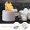 20 pcs small ceramic wool wick with cotton core for tabletop fire pit 8