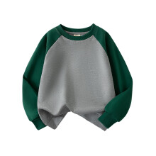 Toddler Kids Color Block Crewneck Sweatshirt – Soft Pullover Hoodie Style Top, Comfortable Casual Wear, School Outfit And Everyday Activities