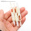 10pcs Sewing Needle Inserter Threader White 1x7.1cm 5