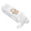 White Plastic Water Bottle with Straw Square Body Portable Jug 8