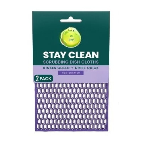 Brite Stay Clean Spültuch - 2er-Pack