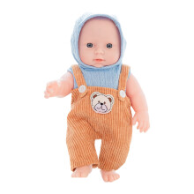 Babydukke til småbørn fra 18 måneder, kan blinke og tale, 11 tommer realistisk vinyl til 3-4-5-årige piger og drenge, fødselsdags-julegaver til