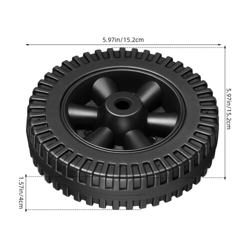 2Pcs Heavy-Duty Plastic Bbq Grill Wheels for Cart Easy Assembly 1