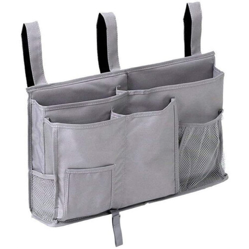 Πολυλειτουργική τσάντα περιπατητή, Oxford Fabric Grey, 50 x 12 εκ.
