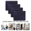 4Pcs Gaming Mouse Mat Rubber Nonslip Dark Blue Laptop Mouse Pad 3