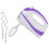 Classic 300W Hand Mixer: 5 Speeds, Beaters & Dough Hooks White 1