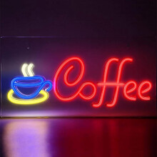 Coffee Neon Sign USB Powered Coffee Sign LED Camping Light LED Sign for Wall Decor Restaurant Hotel Bar Wedding Party-01